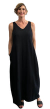Sleeveless Dress Black V-neck - Selleria Veneta