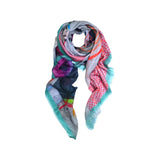 Collage scarf Isabelle Gugenheim Collection Silk & Modal
