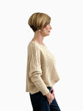 Discover Our Cream Cotton Sweater Round Neck For Women