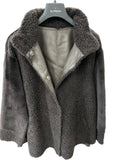 Merinos Shearling Jacket Expresso reversible - Selleria Veneta
