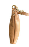 Oriette Slim Zip Pouch Bag Pavel Calf leather detachable Strap 
