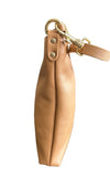 Oriette Slim Zip Pouch Bag Pavel Calf leather detachable Strap 