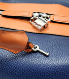 Bicolor Duffle bag Laguna sophisticate luxury details 