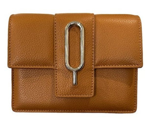 Cognac Lulu Mini Crossbody Bag Pavel Leather - Selleria Veneta