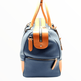 Bicolor Duffle Bag Laguna side pockets and doble top zip pocket