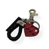 RM3147 Key Fob leather - red heart - Selleria Veneta