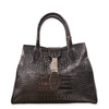 Black Malibu' Satchel Bag embossed leather 
