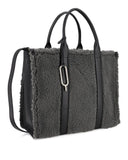 Sally Satchel Bag Teddy zip closure and detachable strap