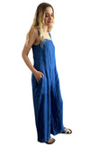 Overall Linen Blue slim fit - Selleria Veneta