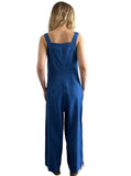 Overall Linen Blue slim fit - Selleria Veneta 