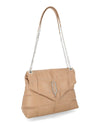 Taupe Margot Shoulder Bag with Chain Nappa Leather - Selleria Veneta