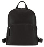 Black Backpack Unisex Verona - multiple zip pockets - Selleria Veneta