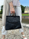 Clio Satchel Bag Horsehair & leather