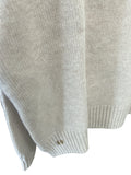 Pisa Turtleneck Sweater Cream Wool & Cashmere - Selleria Veneta
