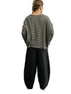 Basic Sweater Boxy cut Stripes