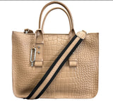Eva Shopper Bag Embossed Cocco detachable strap - Selleria Veneta
