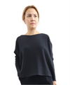 Basic Sweater Boxy cut Black