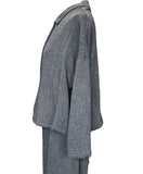 Button up Flare Jacket Grey - Selleria Veneta 