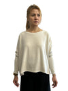 Basic Sweater Boxy cut Cream