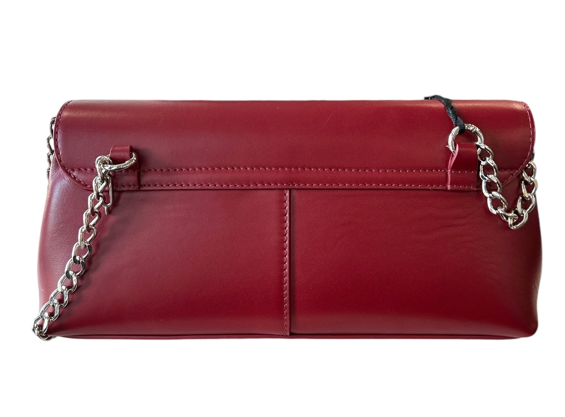 Gin Clutch with chain Shiny leather