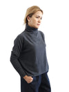 Crater Neck Sweater Charcoal