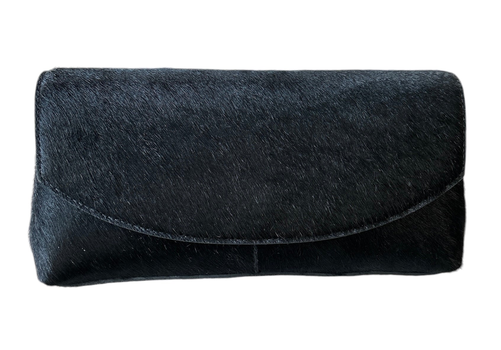 Gin Clutch with chain Horsehair & leather