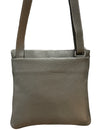 Gray crossbody back pocket magnetic closure