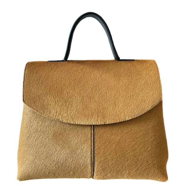 Clio Satchel Bag Horsehair & leather