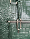 Dany Slim Computer Bag Embossed Leather top handles & detachable strap