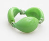 Green Bette Bracelet Murano Glass design - Selleria Veneta