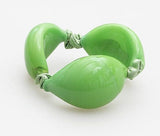 Green Bette Bracelet Murano Glass design - Selleria Veneta