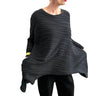 Comfy Asymmetrical Tunic Sweater Designed and made in Italy
