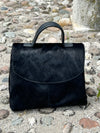 Clio Satchel Bag Horsehair & leather