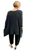 Women's Asymmetrical Sweater Designed and made in Italy