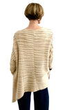 Round neck Asymmetric Sweater For Women at Selleria Veneta