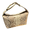 Cream liaison bag brass hardware genuine Python