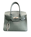Grey Lisbona Small Satchel Bag 2 handles & Long strap - Selleria Veneta