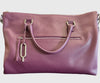 Purple Dany Slim Computer Bag detachable strap & two top handles