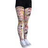  New Comics Multicolored Patterned printed footless tights Malka Chic 4