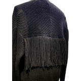 Black V Neck Cardigan Sweater Silvana - Selleria Veneta