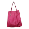 Pink Tokio Large Tote Bag soft leather - two long shoulder straps