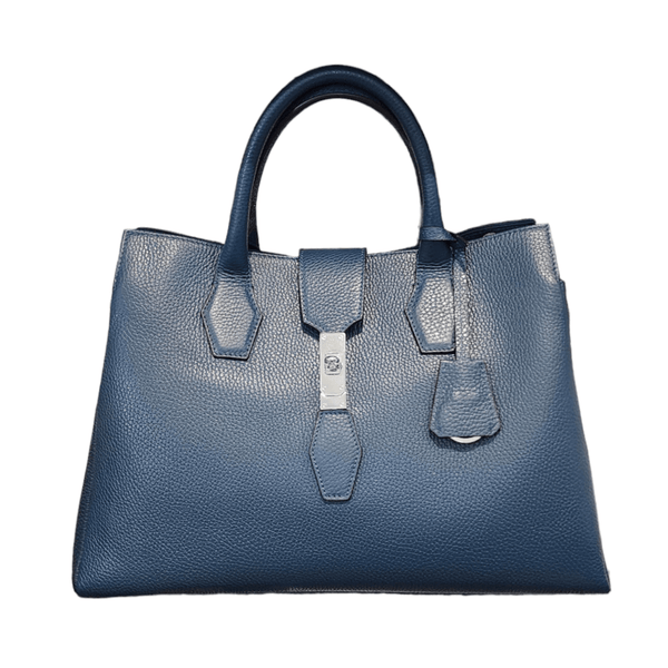 Blue Satchel Kent bag steel metal hardware