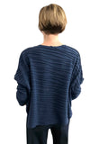 Picture of our Navy Cotton Sweater Round Neck For Women