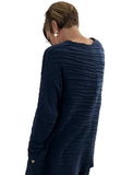 Women's Asymmetrical Long Sleeve Sweater Designed and made in Italy