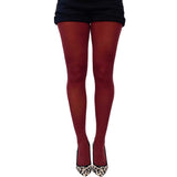 Burgundy Tights Plus Size for Women Soft and durable