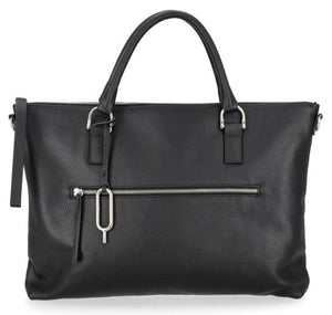 Black Dany Slim Computer Bag detachable strap & two top handles