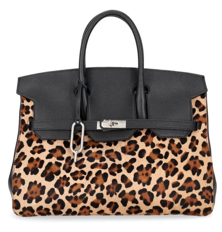 Jake Large Satchel Animal Print 2 handles - Selleria Veneta