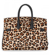 Jake Large Satchel Animal Print 2 handles - Selleria Veneta