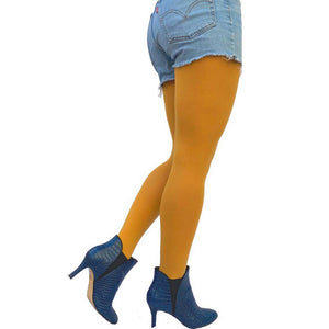 Mustard Tights for Women Soft and durable Available in Plus Size