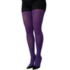 Dark Purple Opaque Tights for Women Malka Chic at Selleria Veneta